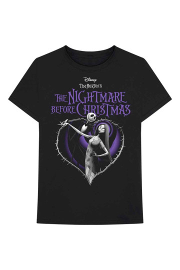 T-Shirt Jack Et Sally Purple Heart
