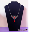 Red Gothic Necklace
