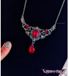 Red Gothic Necklace