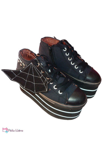 Black Spider Web Wings