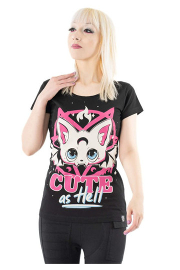 T-shirt Cute As Hell - Cupcake Cult