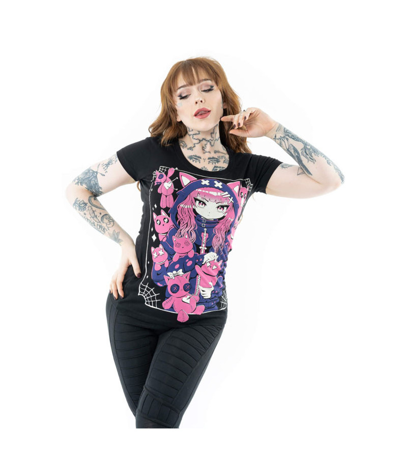 T-shirt Kitty Mayhem - Cupcake Cult