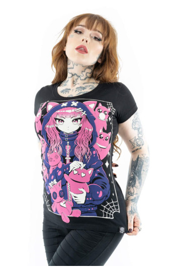 Kitty Mayhem T-shirt - Cupcake Cult