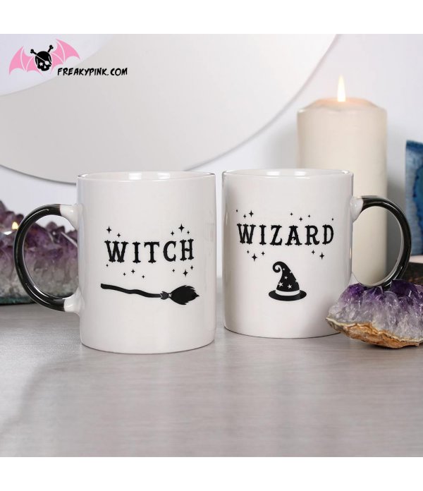 Set de deux Mugs Witch & Wizard