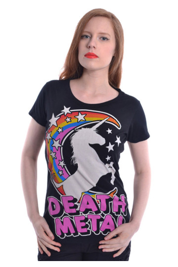 Death Metal Unicorn T-shirt - Cupcake Cult