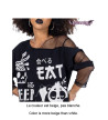 Tunique Large Eat Sleep Anime Repeat - Cupcake Cult