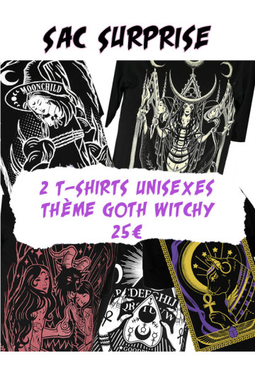 Lucky Bag Unisex T-shirts - Theme Goth Witchy