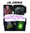 Sac Surprise T-shirts Unisexes - Thème Pop Culture Dark