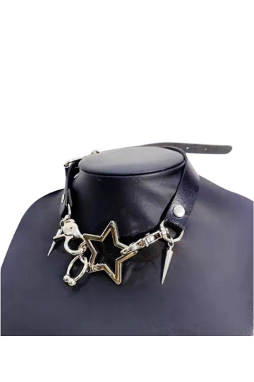 Choker Etoiles Piercing Et Pique