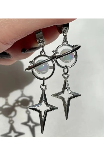 Boucles D'Oreilles Planètes Etoiles