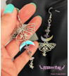 Boucles D'Oreilles Papillon Améthyste