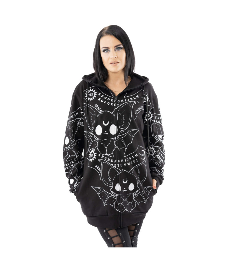Ouija Bats Hoodie With Ears