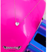 Cristal Heart Stainless Steel Necklace