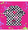 Checkered Gloomy Bear Oversized ACDC RAG Tee