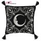 Housse de coussin lune et étoiles