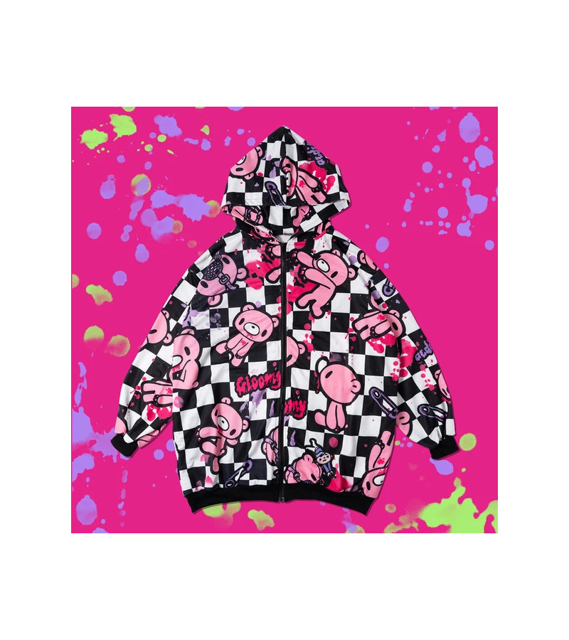 Checkered Gloomy Hoodie ACDC RAG