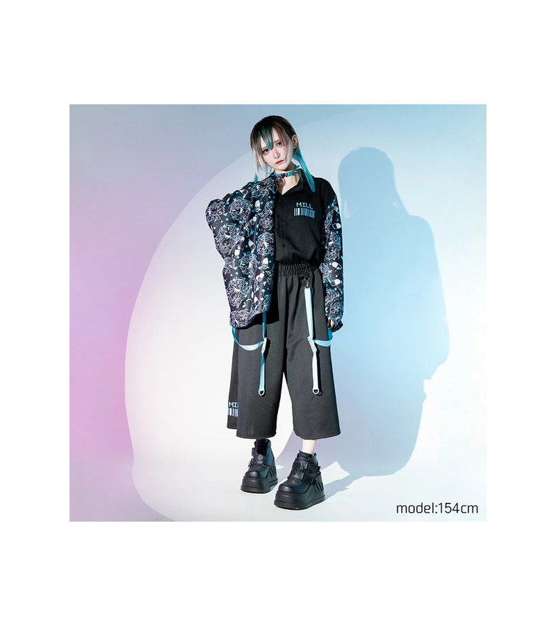 Blood Mill Blue Cropped Pants ACDC RAG