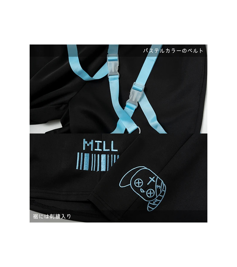 Short Long Blood Mill Bleu ACDC RAG