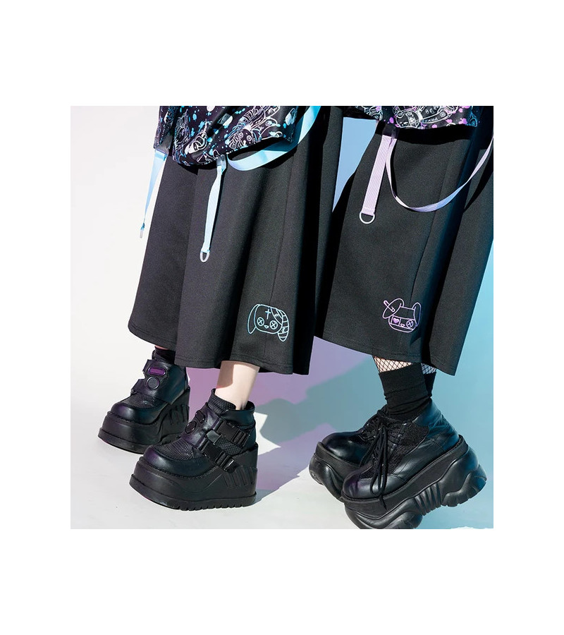 Blood Mill Blue Cropped Pants ACDC RAG