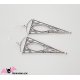 Boucles D'oreilles Ethniques Grands Triangles