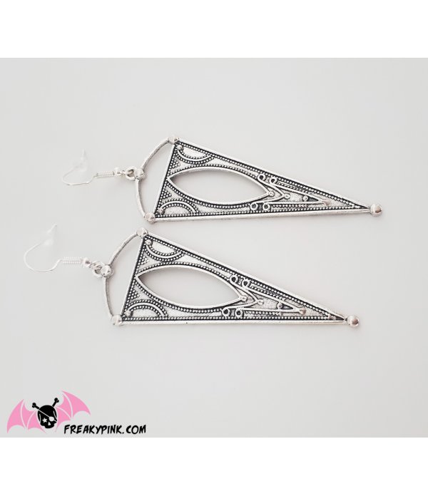 Boucles D'oreilles Ethniques Grands Triangles