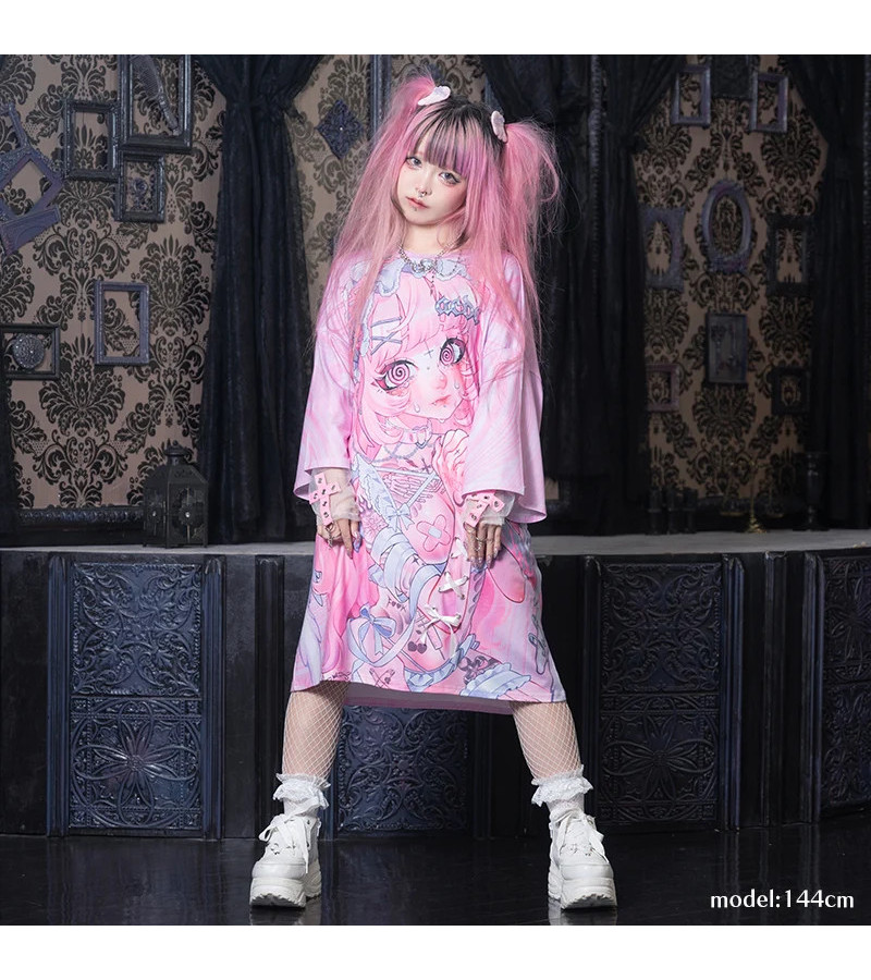 T-shirt Heaven Rose Oversized ACDC RAG