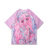 Heaven Pink Oversized t-Shirt ACDC RAG
