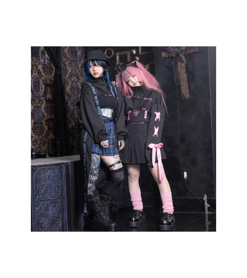 Surjupe Hell Roll Noire Bleue ACDC RAG