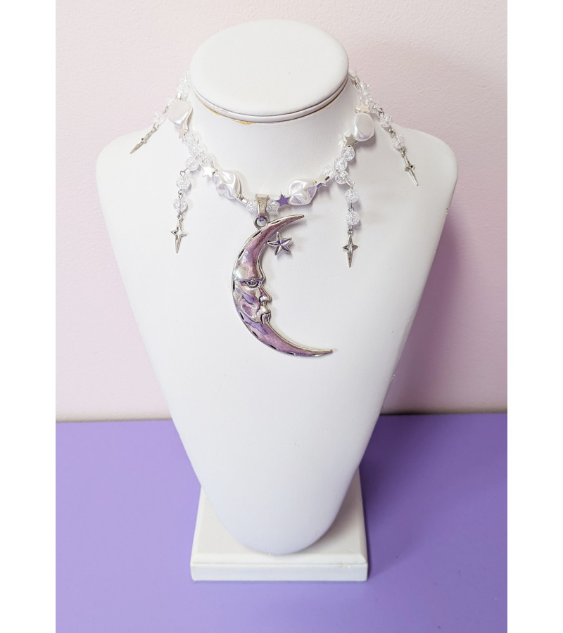 Moon And Stars Necklace