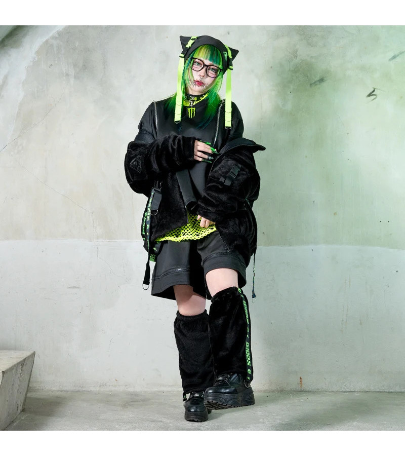 Uzurai Green Half Pants ACDC RAG