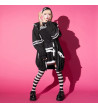 Punky Bunny Usamimi Hoodie Blanc ACDC RAG