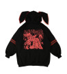 Punky Bunny Usamimi Hoodie Red ACDC RAG