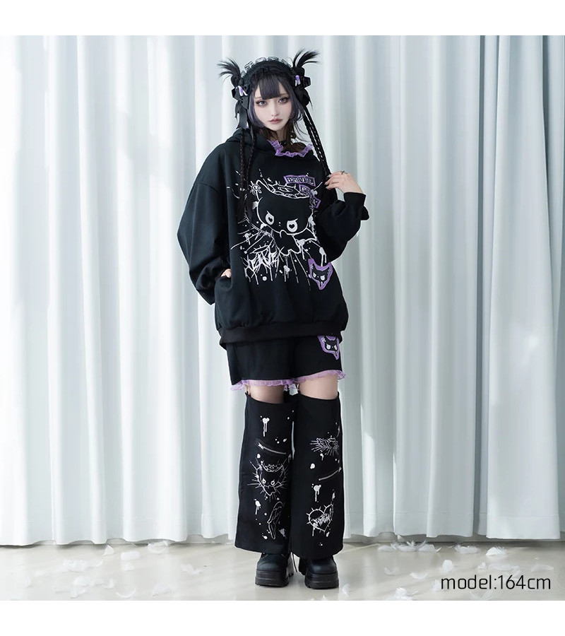 Devil Punk Purple Hoodie ACDC RAG