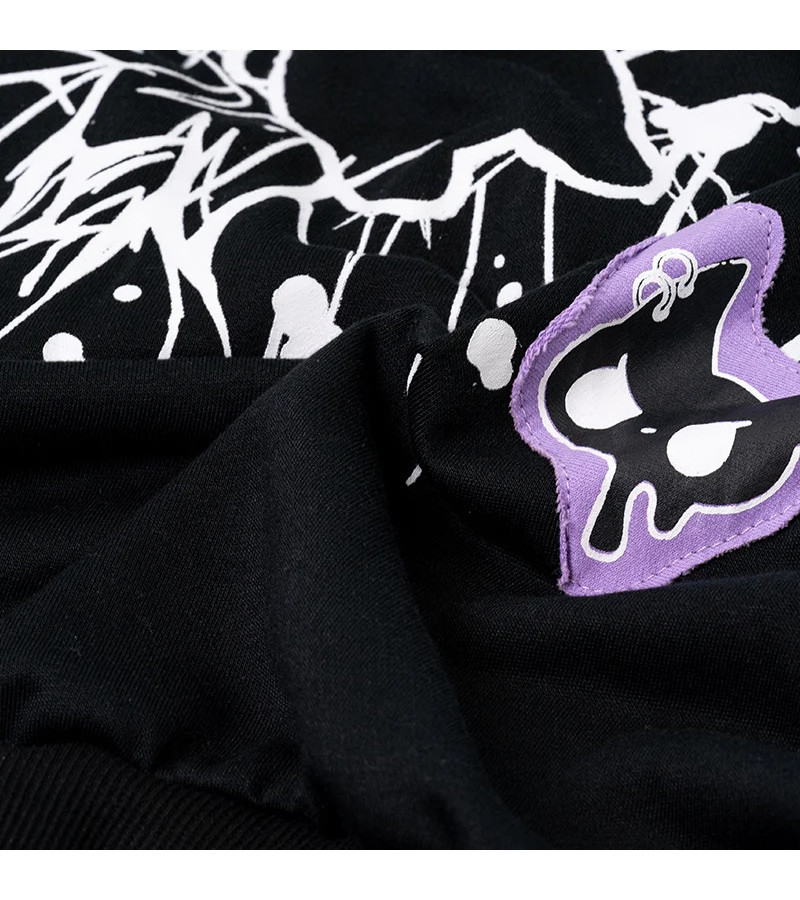 Hoodie Devil Punk Violet ACDC RAG