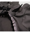Heart Hack Cropped Jacket Gray Pink ACDC RAG