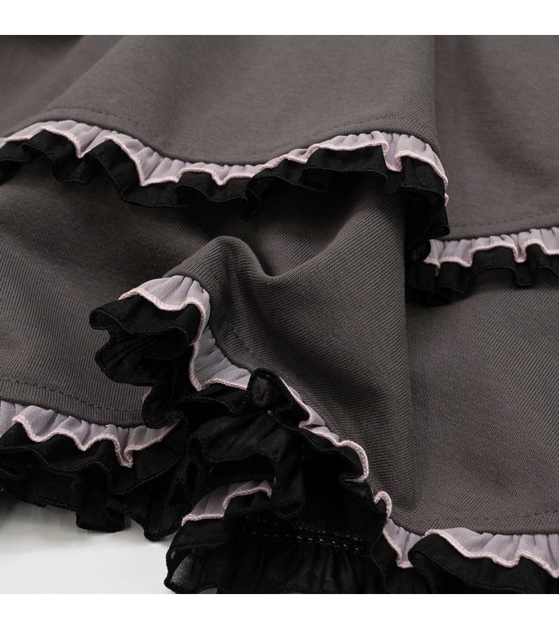Heart Hack Gray Pink Skirt ACDC RAG