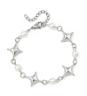 Bracelet Etoiles Perles Nacrées Blanches