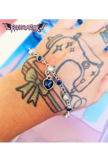 Blue Heart Bracelet