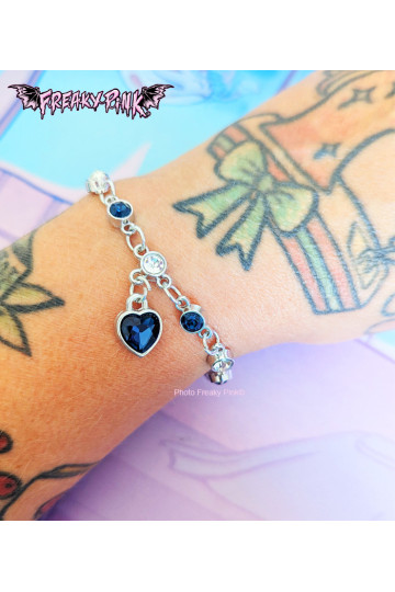 Blue Heart Bracelet