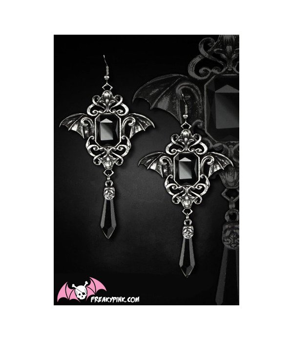 Boucles d'oreilles Gothic Bats