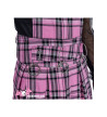 Robe Tablier A Carreaux Roses Et Noirs Faye Pinafore