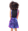 Monet Pinafore Pink And Blue Tie And Dye Dress