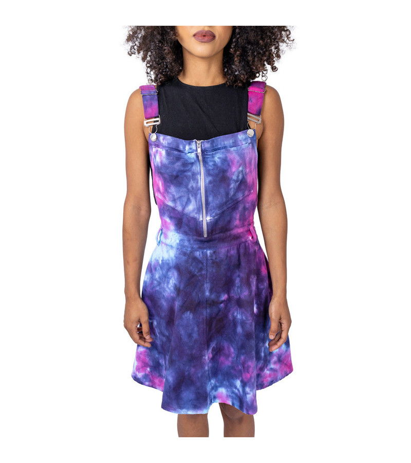 Robe salopette Rose Et Bleue Tie And Dye