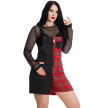Combishort Ecossais Rouge Et Noir