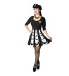 Robe Rayures Et Chauve Souris Kreepsville 666