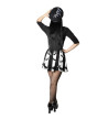 Robe Rayures Et Chauve Souris Kreepsville 666