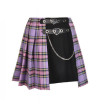 Jupe Ecossaise Violette Epingle A Nourrice