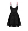 RobeDoll Heart Rose Et Noire