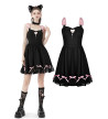 RobeDoll Heart Rose Et Noire