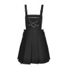 Robe Salopette Pentagramme Noire Taille L